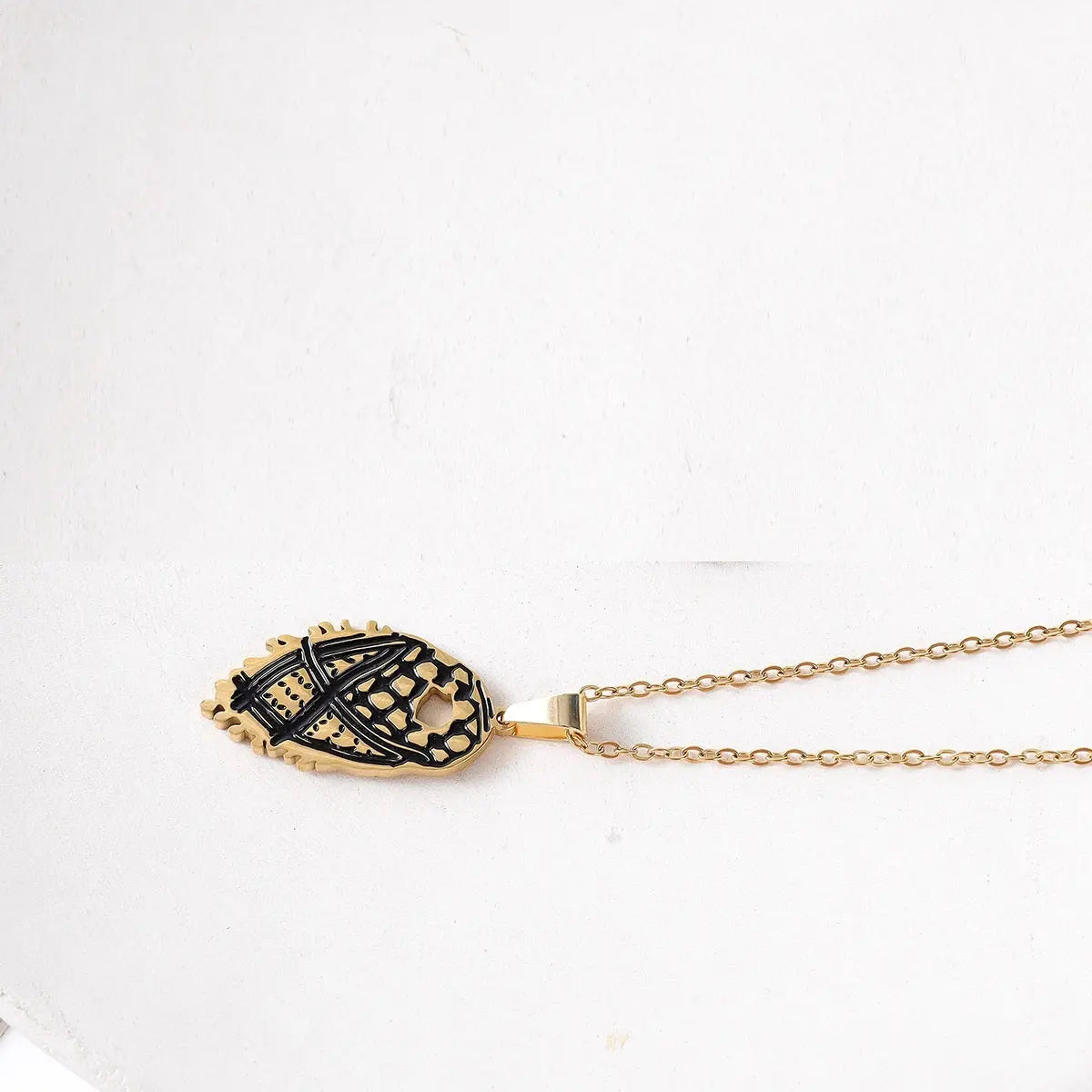 Stainless Steel Arab Palestine Gallery Fiya Scarf Necklace null