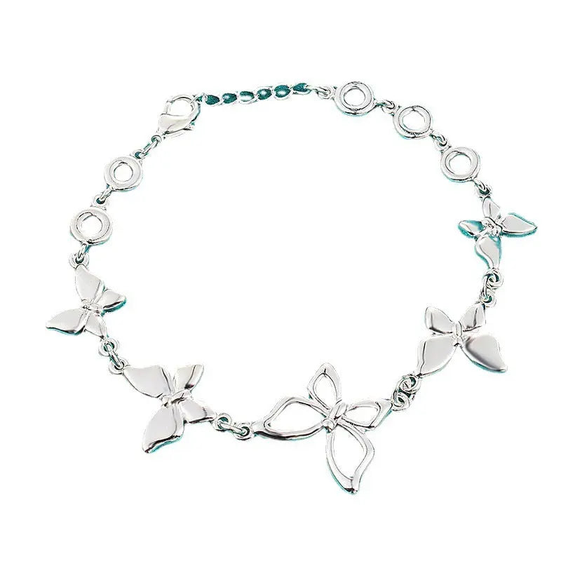 Retro Light Luxury Hollow Butterfly Bracelet null
