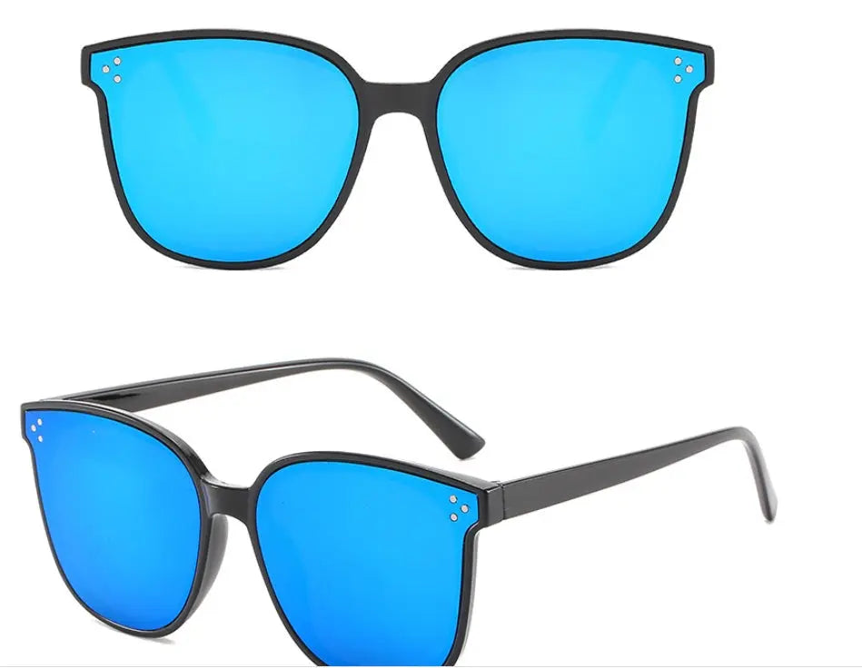 Rectangle Sunglasses Women Rimless Square Sun Glasses null