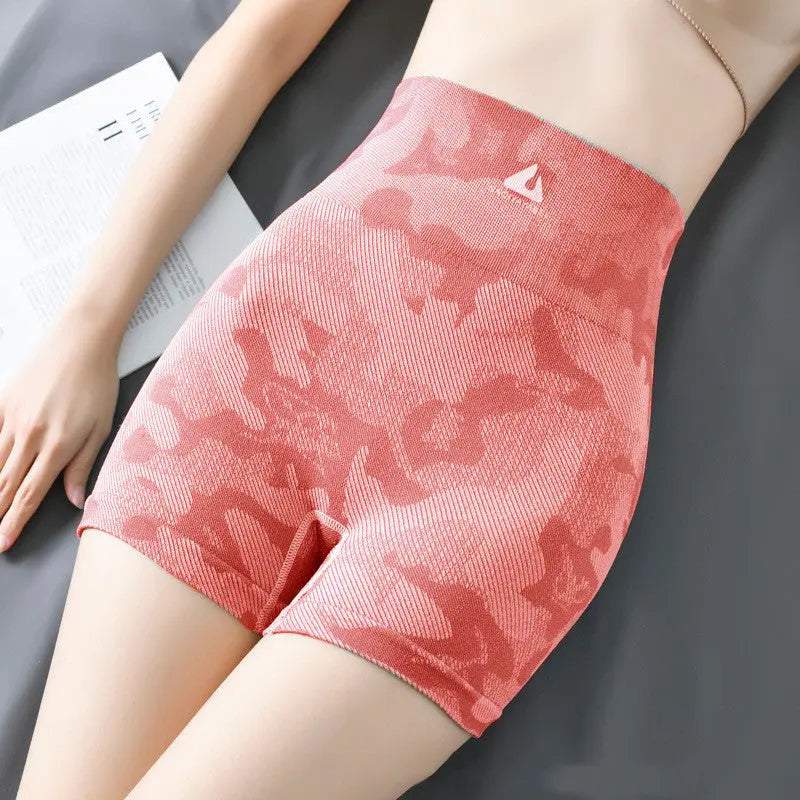 Print Gym Yoga Shorts Soft Workout Yoga Running Shorts Summer null