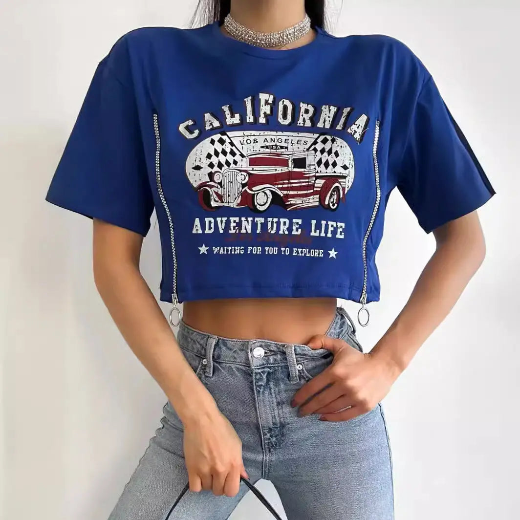 Trendy Versatile T-shirt Women null