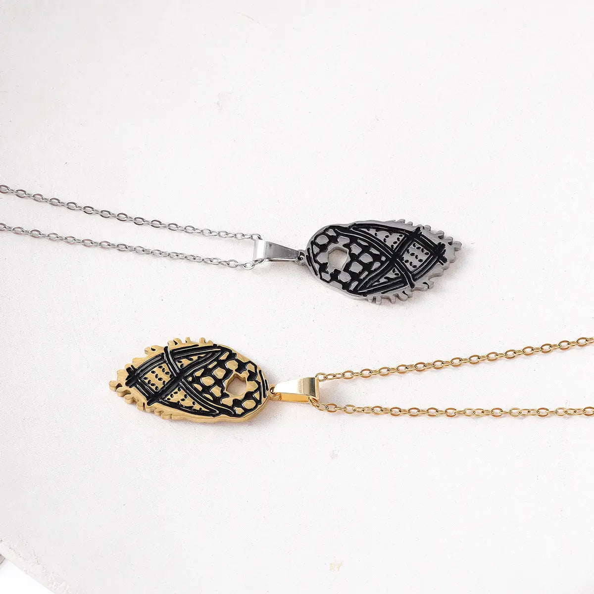 Stainless Steel Arab Palestine Gallery Fiya Scarf Necklace null