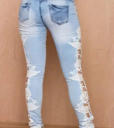 Lace jeans null