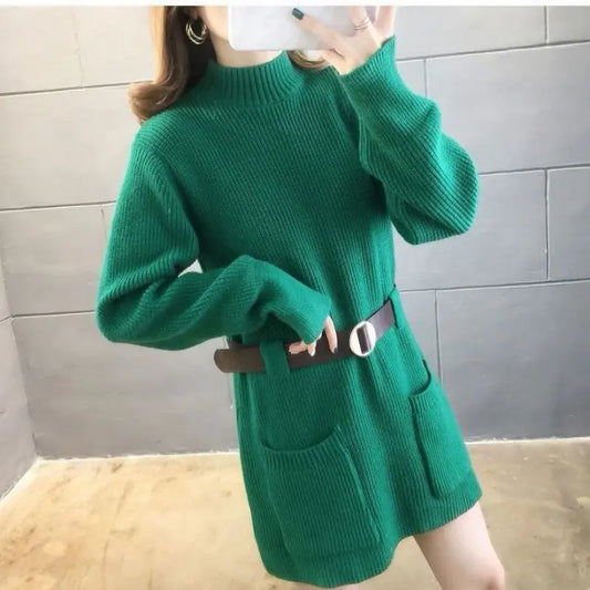 Knit bottoming dress null
