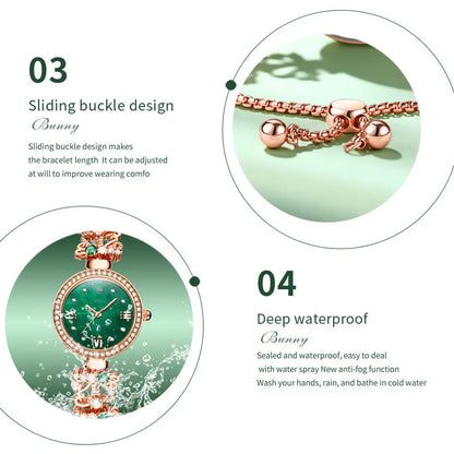 New Women's Premium Luxury Waterproof Bracelet Watch null