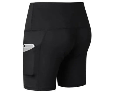 Three-point yoga shorts null