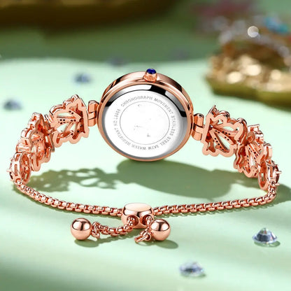 New Women's Premium Luxury Waterproof Bracelet Watch null