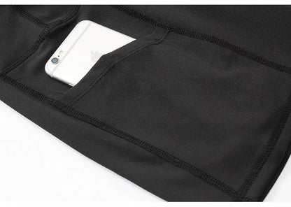Three-point yoga shorts null