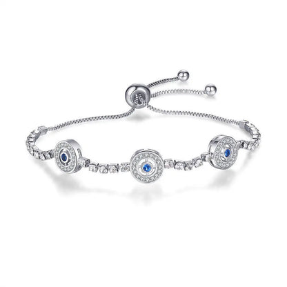 Light luxury micro-inlaid zircon bracelet null