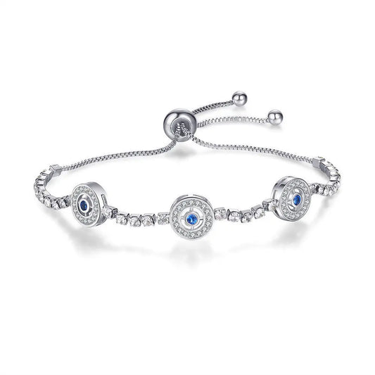 Light luxury micro-inlaid zircon bracelet null