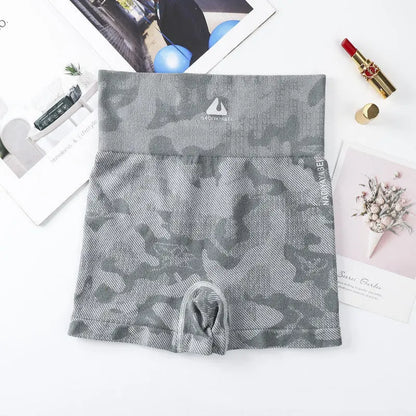 Print Gym Yoga Shorts Soft Workout Yoga Running Shorts Summer null
