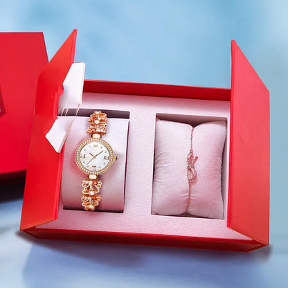 New Women's Premium Luxury Waterproof Bracelet Watch null