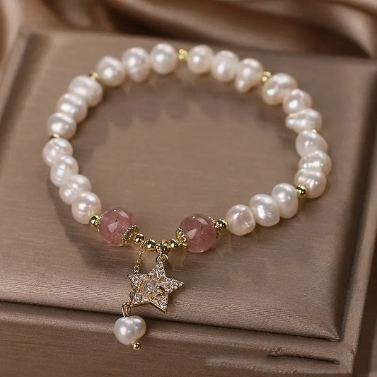 Natural Freshwater Pearl Bracelet Affordable Luxury Fashion null