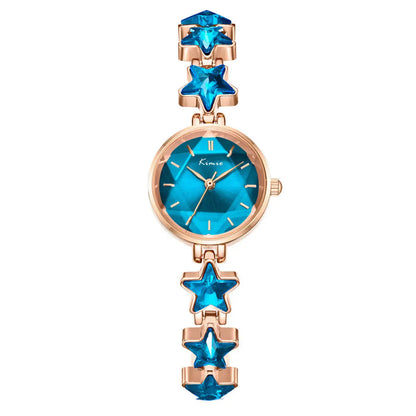 Bracelet Watch Ladies Stretch Buckle Light Luxury Rose Gold Quartz null