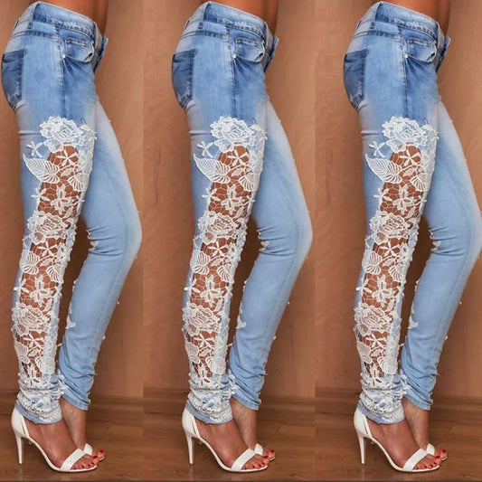 Lace jeans null