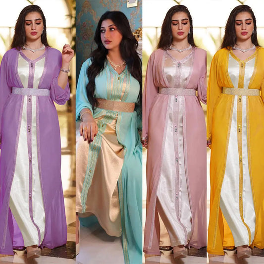 Chiffon Dress Foreign Trade Muslim Women's Clothing null