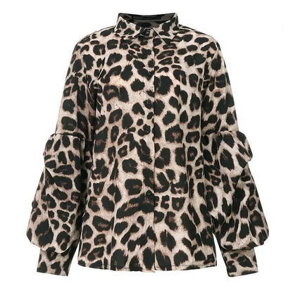 Women Sexy Leopard Print  Tops null
