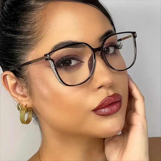 Anti-blue Light Reading Glasses For Women Fashion Large Rim - Nadastore -Anti-blue Light Reading Glasses For Women Fashion Large Rim