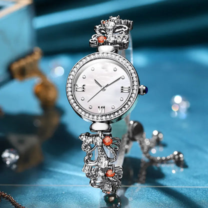 New Women's Premium Luxury Waterproof Bracelet Watch null