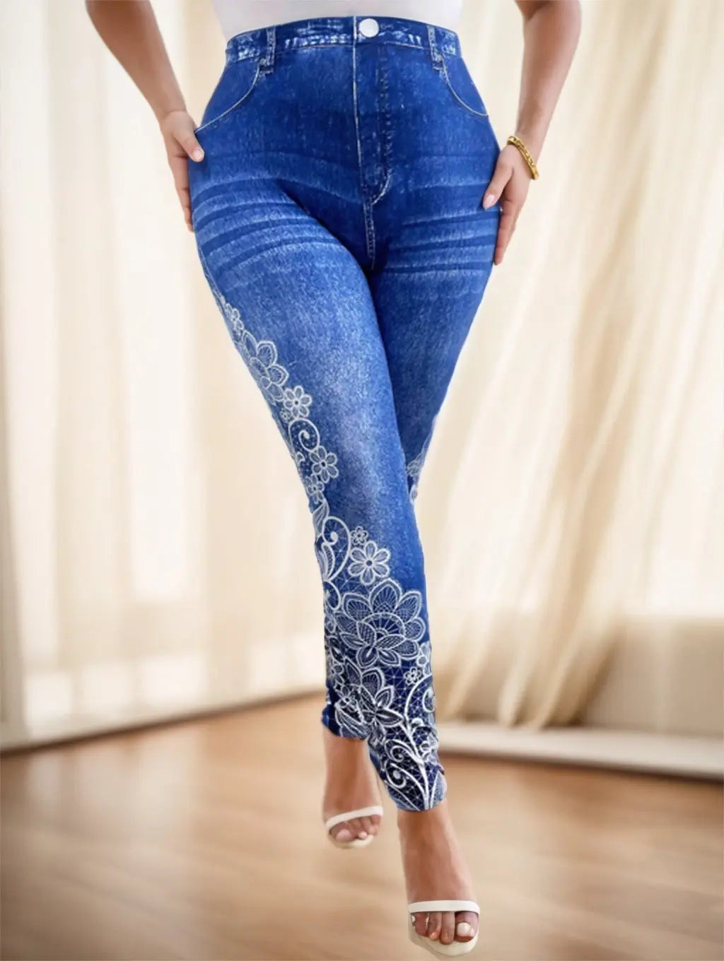 Women's Printed Jeans null