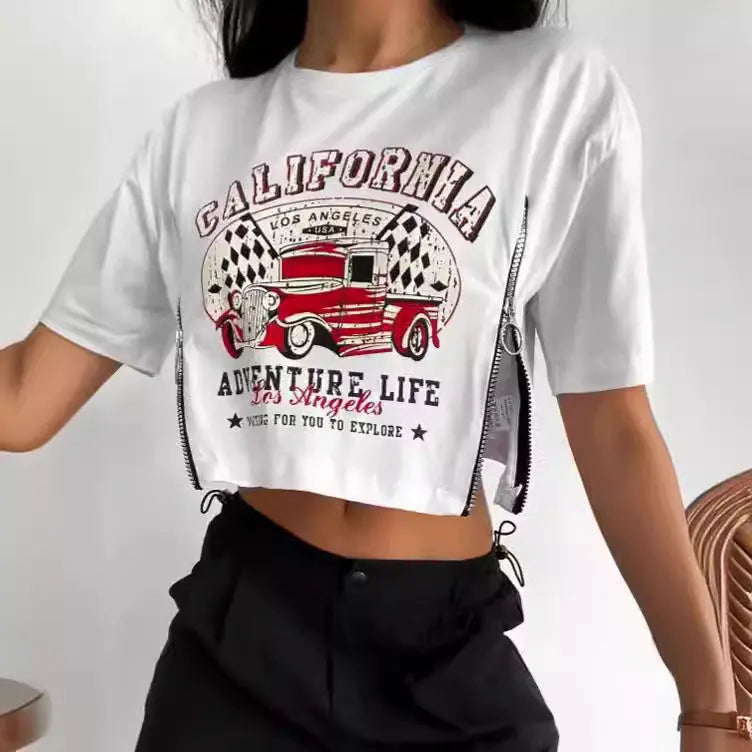 Trendy Versatile T-shirt Women null
