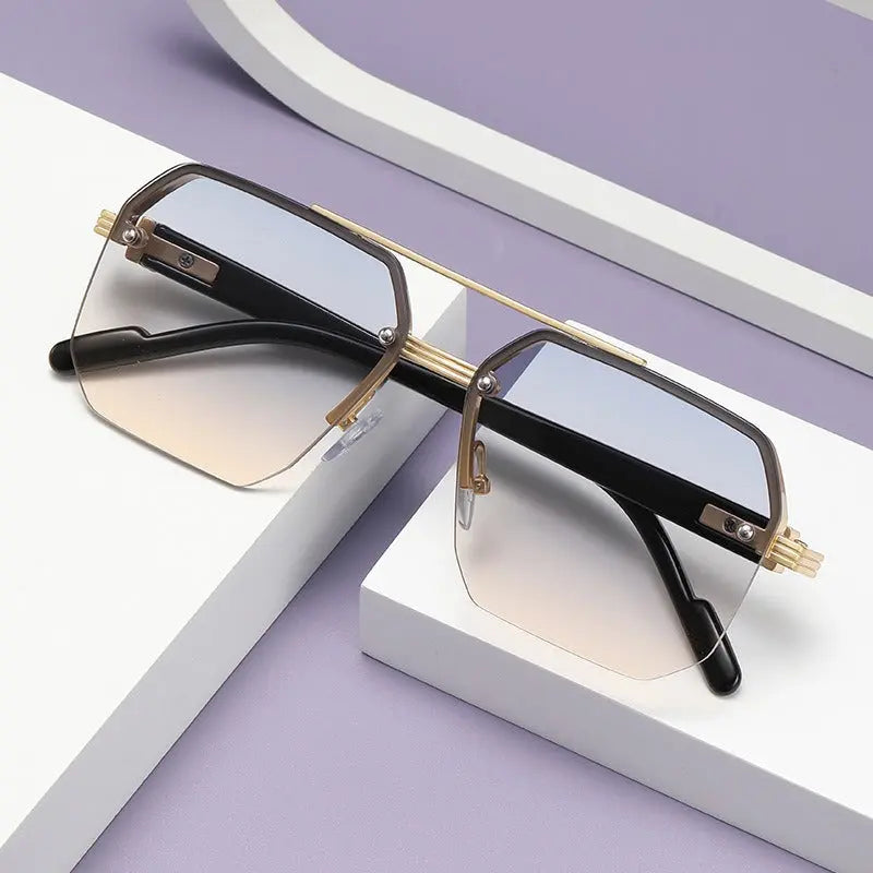 Fashion Men And Women Couple Glasses Frameless null