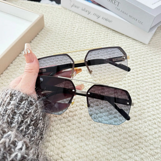 Fashion Men And Women Couple Glasses Frameless null
