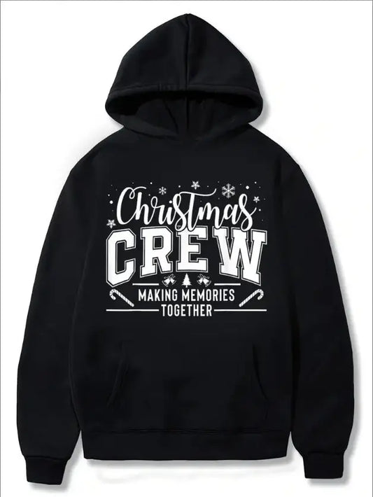 Christmas Family Hoodie 2024 Christmas Fun Men's And Women's Oversized Hoodies, Sweatshirts, Crew Neck, Long Sleeves, Hoodies, Pullovers, Tops, With Pockets null