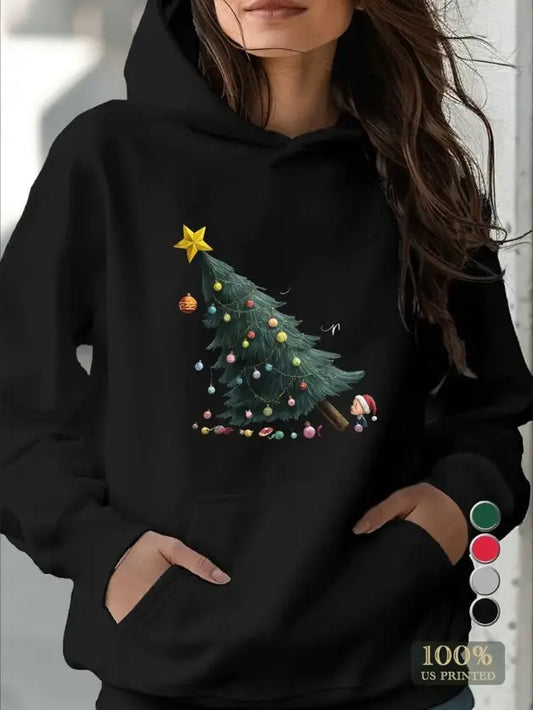 Teediy Christmas Ornaments Original Womens Sweatshirts Hoodies Casual Comfy Fall Fashion Outfits Clothes null