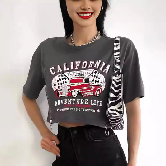 Trendy Versatile T-shirt Women null