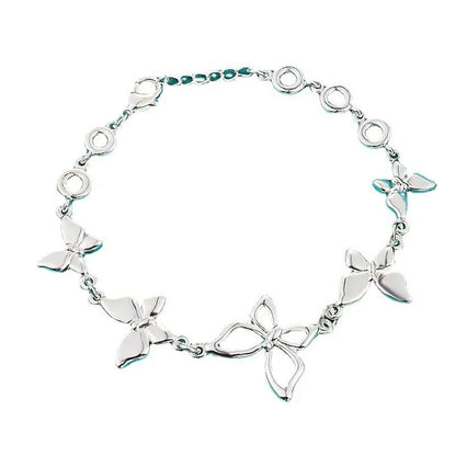 Retro Light Luxury Hollow Butterfly Bracelet null