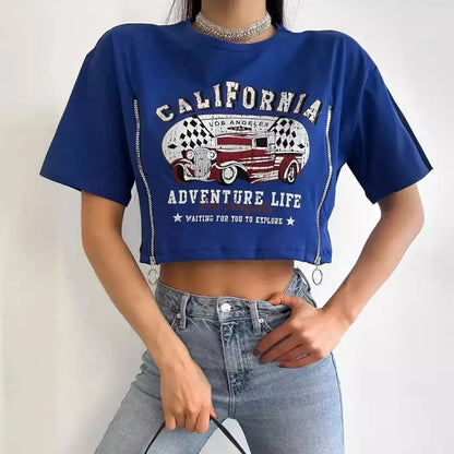 Trendy Versatile T-shirt Women null