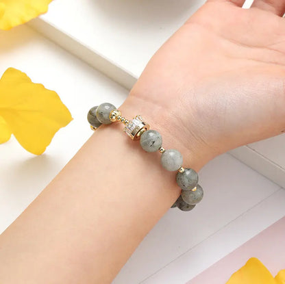Moonstone Small Waist Transfer Bead Bracelet Women Design Small Light Luxury null