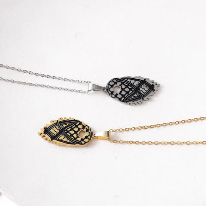 Stainless Steel Arab Palestine Gallery Fiya Scarf Necklace null